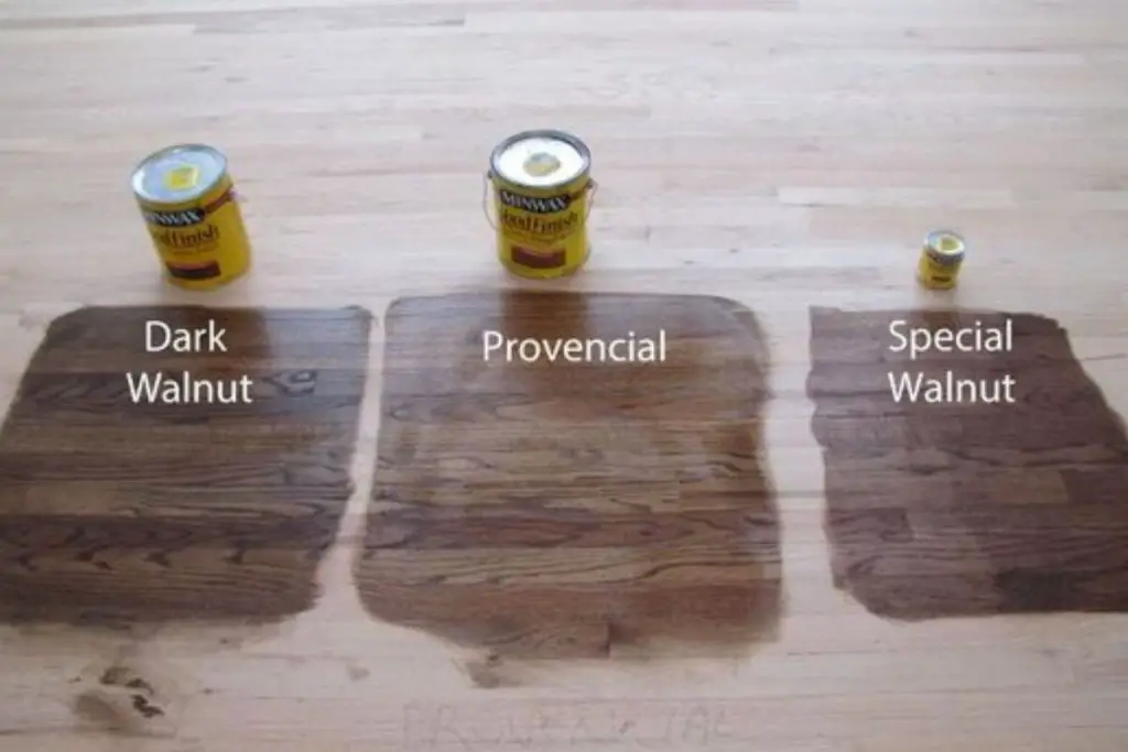 Comparing Two Por Wood Stain Colors