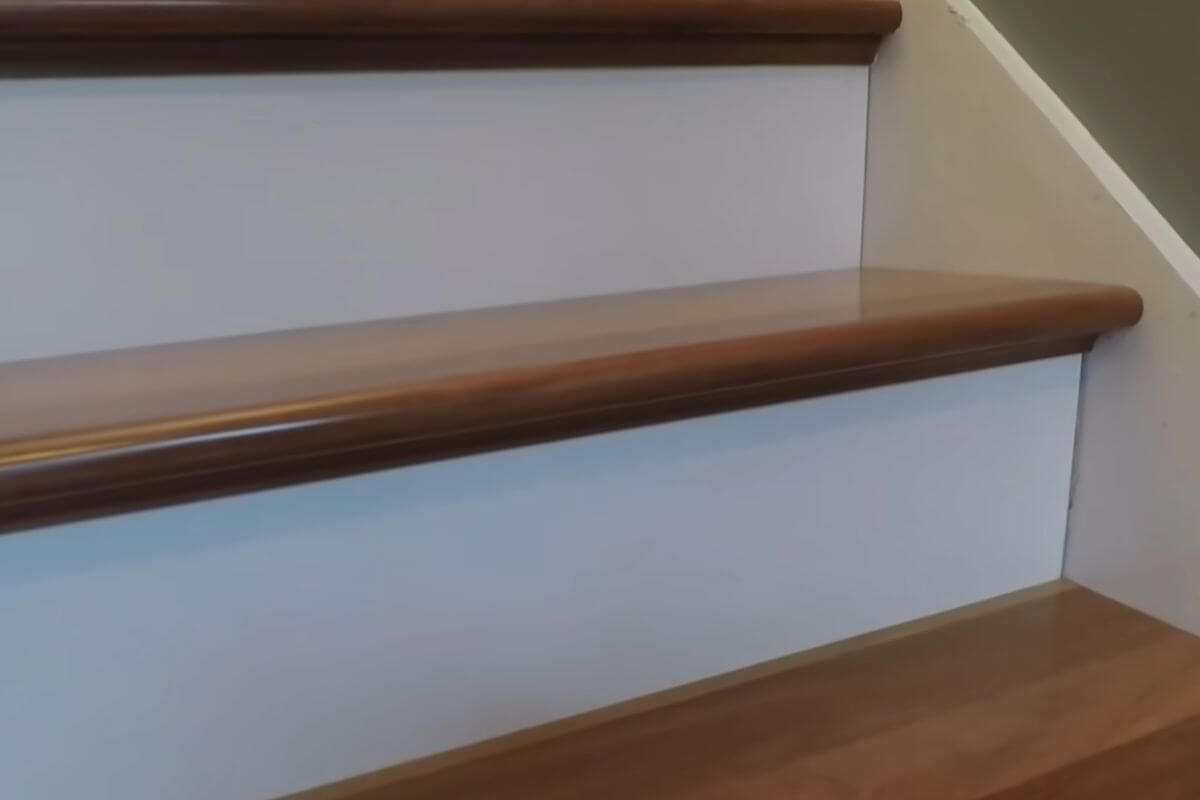 White Stair Risers Vs Wood