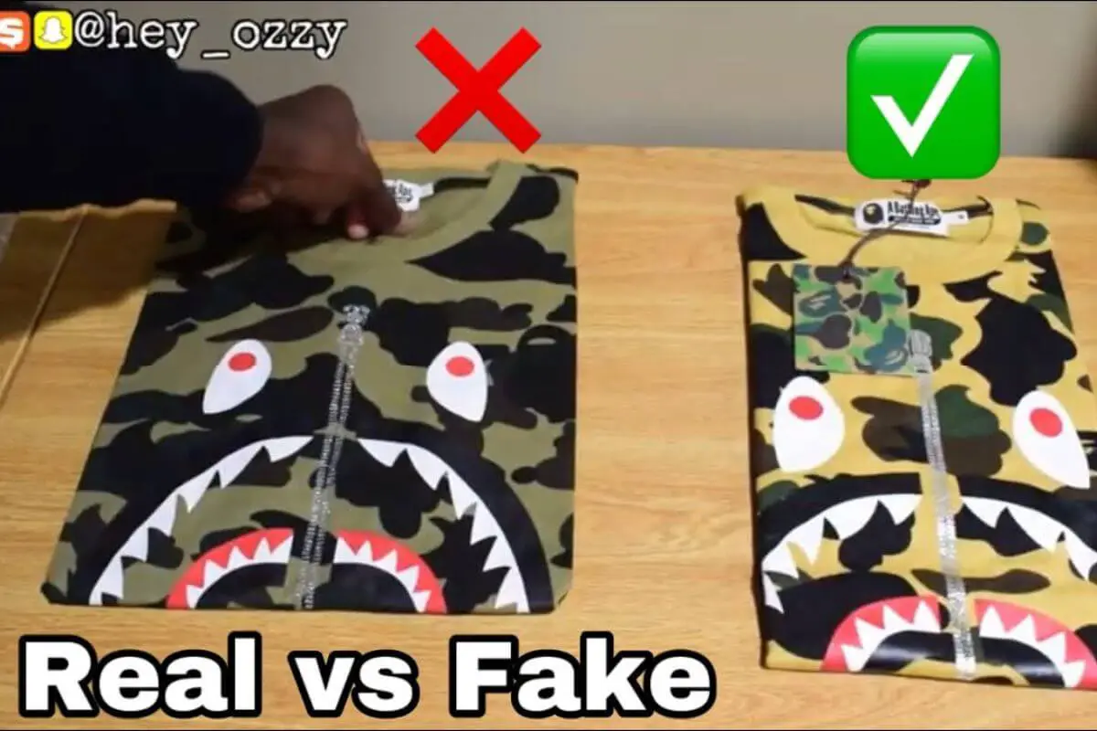 Bathing Ape (BAPE) Real vs. Fake