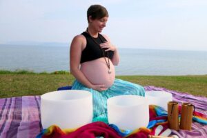 Read more about the article Harmonious Harmony: Exploring the Safety of Sound Baths During Pregnancy