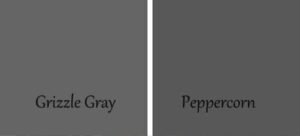 Read more about the article Grizzle Gray vs Peppercorn: A Colorful Journey in Home Design