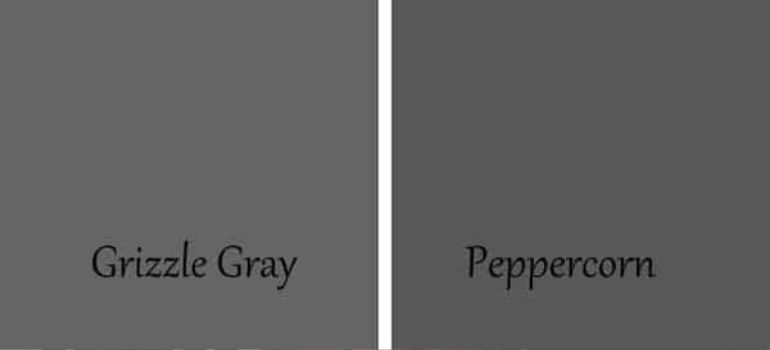 Grizzle Gray vs Peppercorn A Colorful Journey in Home Design