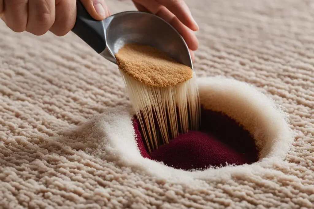 DIY carpet stain removal for chalk