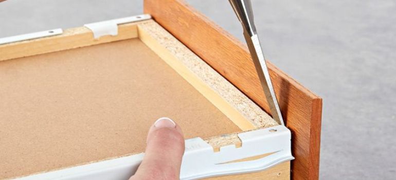 How to Remove Glued Drawer Fronts