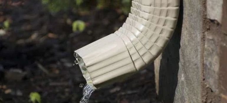 Secure the Downspout Elbow