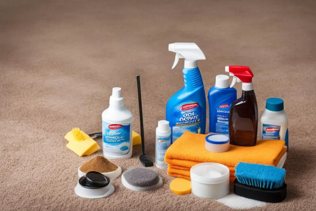 best cleaning products for removing dried dog poop from carpet