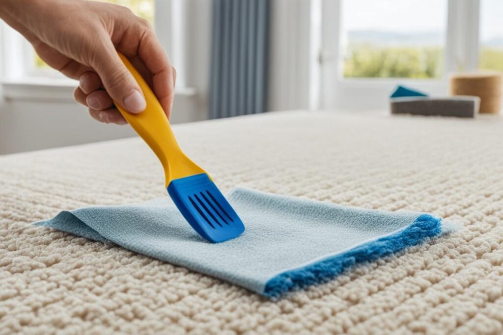 best methods to remove glue from carpet