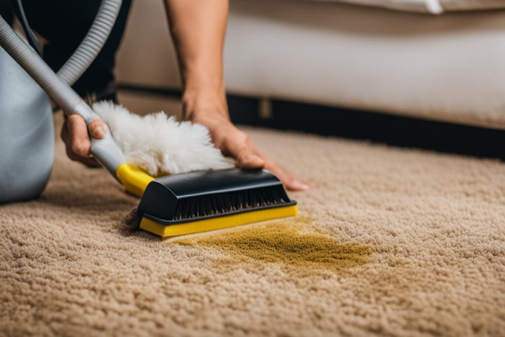 Remove Yellow Dog Vomit From Carpet Easily