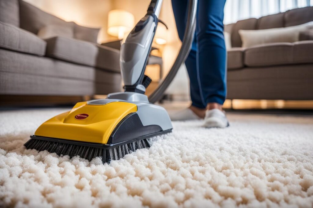 carpet cleaning process