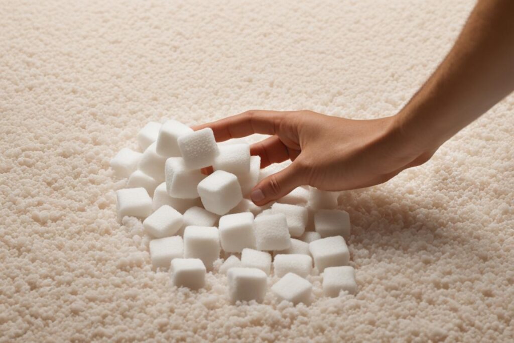 clean marshmallow from carpet