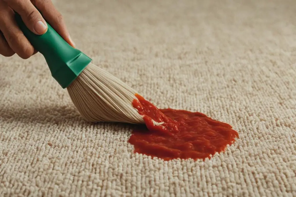 cleaning tomato sauce stain