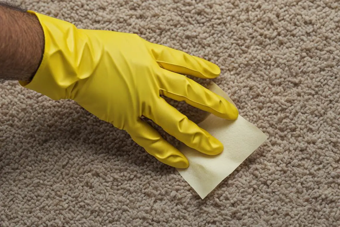 Remove Yellow Dog Vomit from Carpet Easily