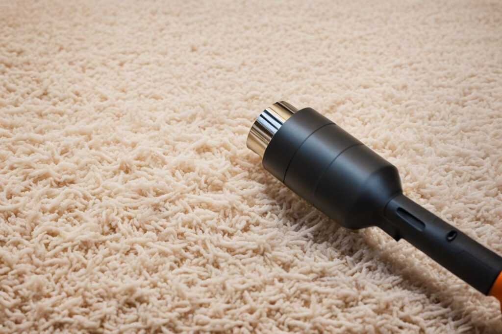 heat for carpet restoration
