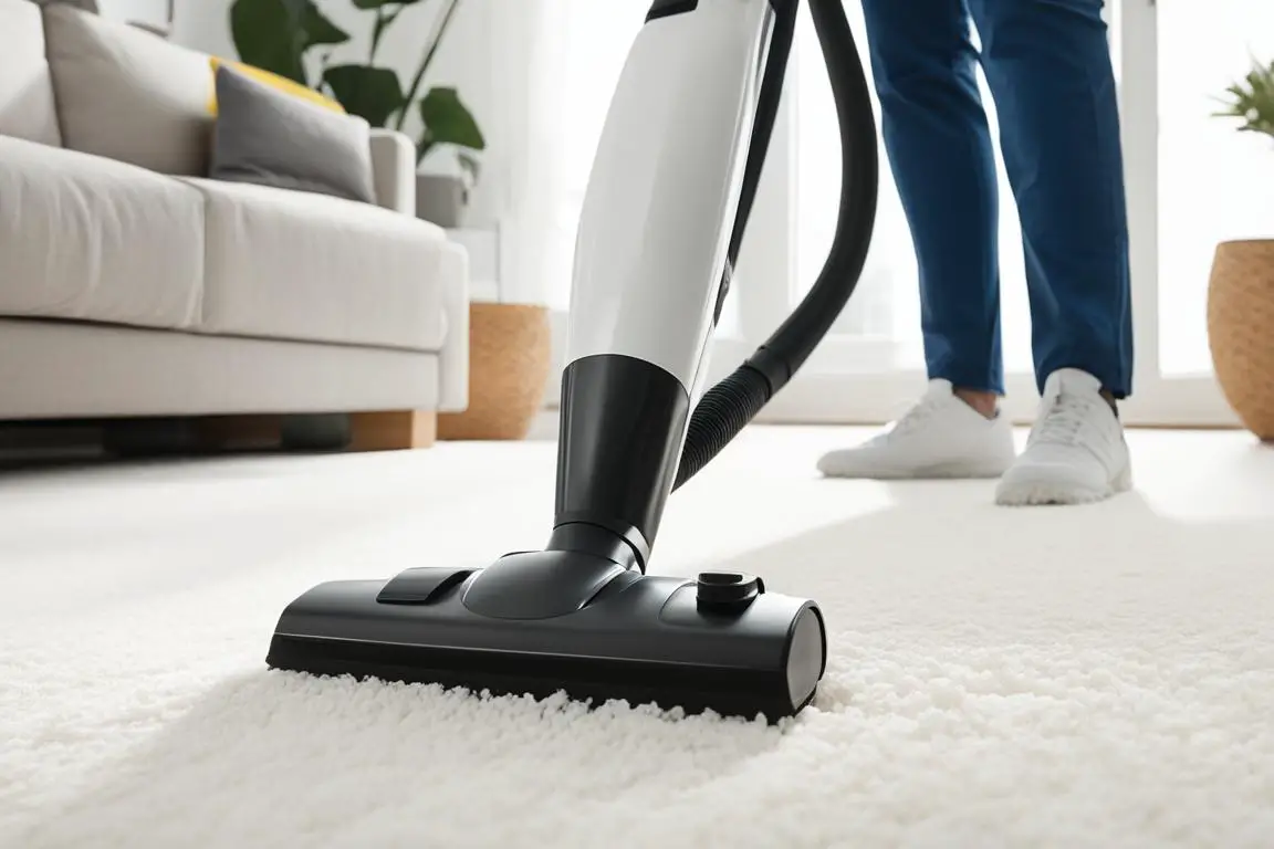how to clean a white carpet