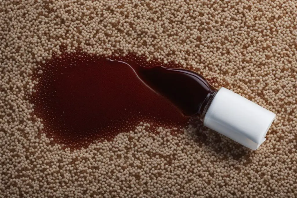 how to get bbq sauce out of carpet