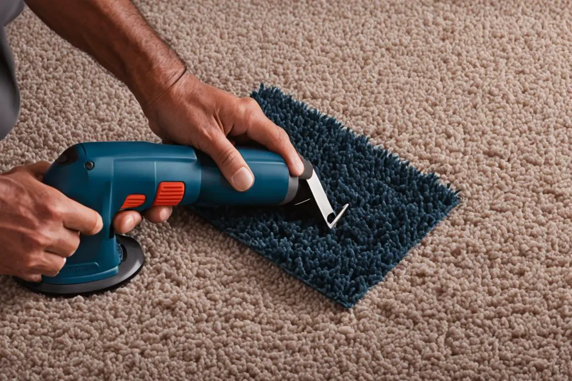 how to get bumps out of wall-to-wall carpet