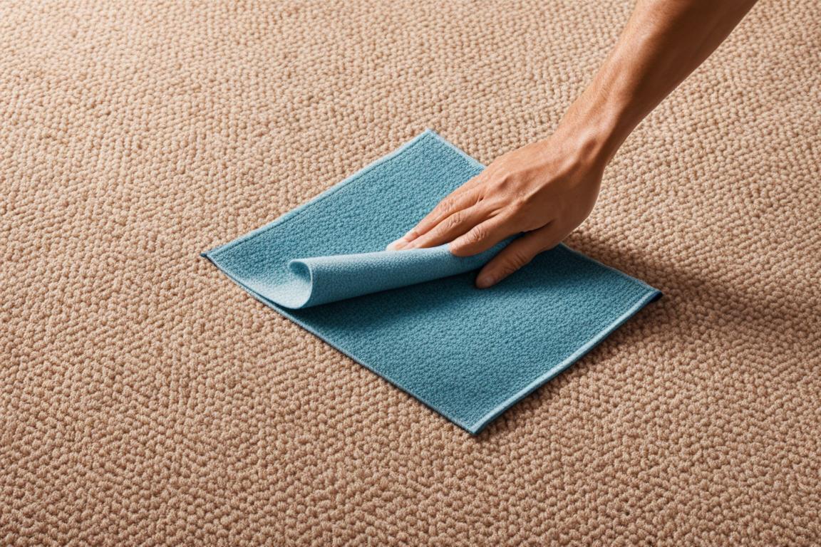 how to get chalk out of carpet