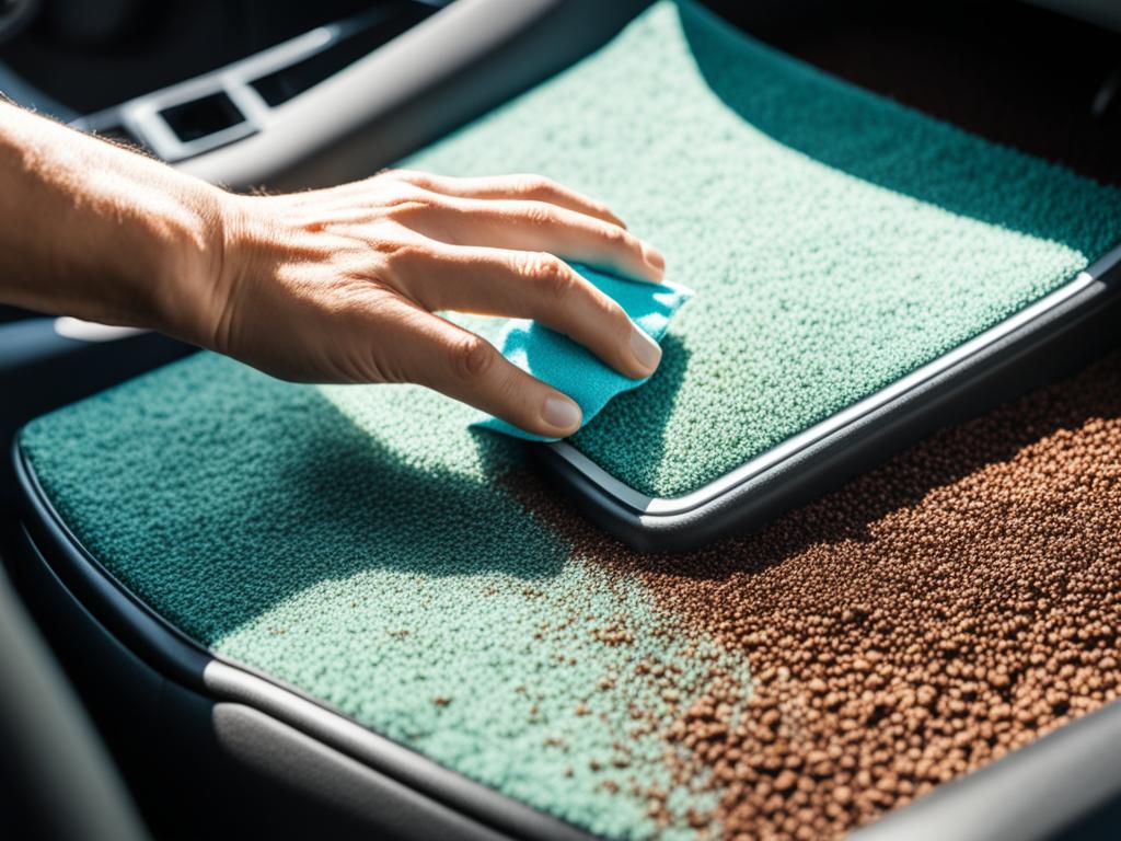 how to get coffee out of car carpet