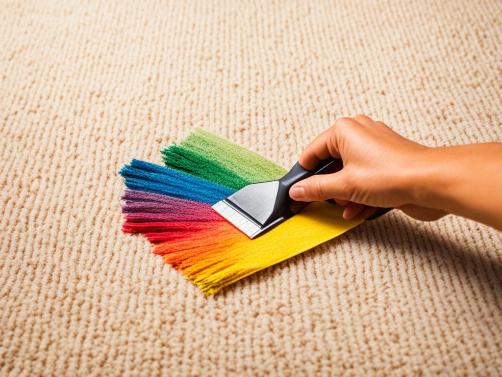 how to get oil pastels out of carpet