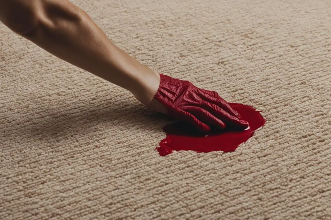 how to get pasta sauce out of carpet