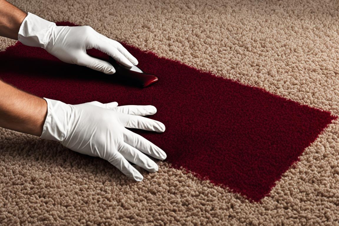 how to get red dye out of carpet