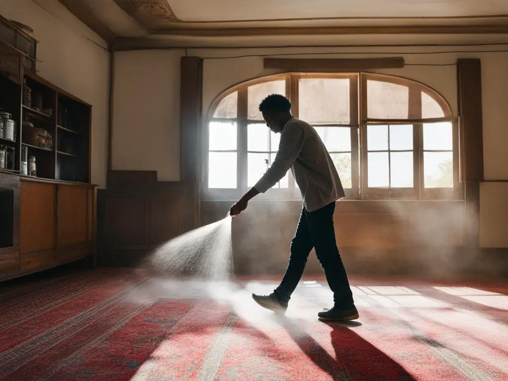 how to get rid of new carpet smell quickly