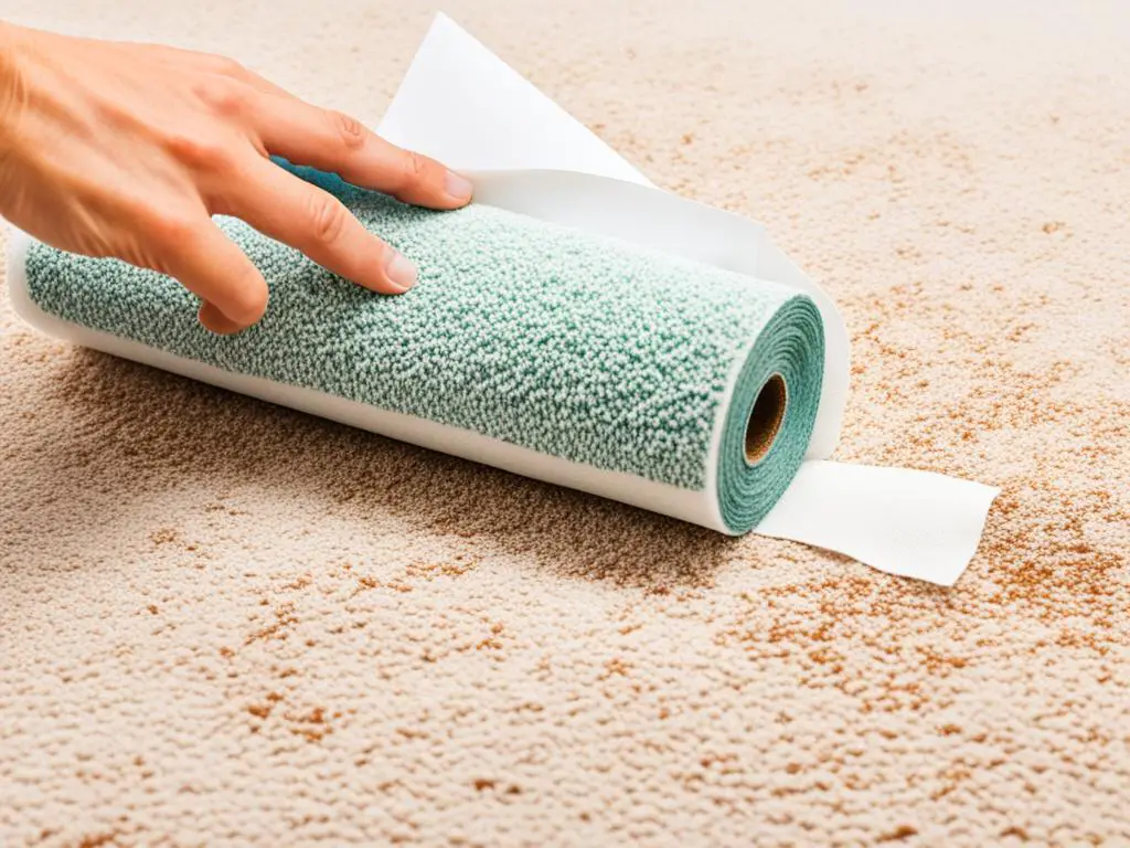 how to get sap out of carpet
