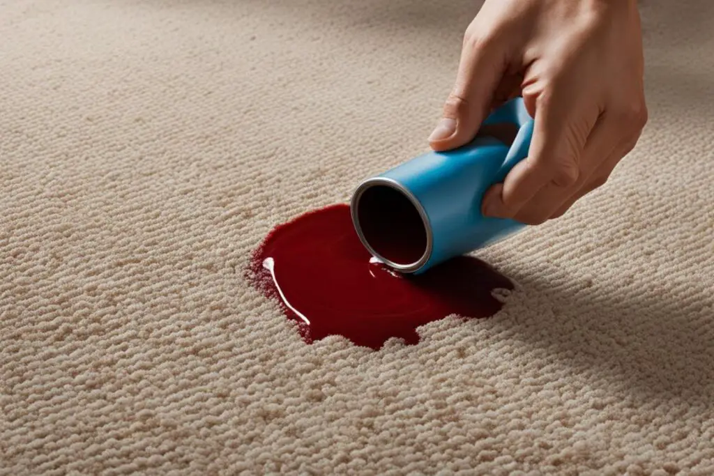 Easy Sauce Stain Removal from Carpets