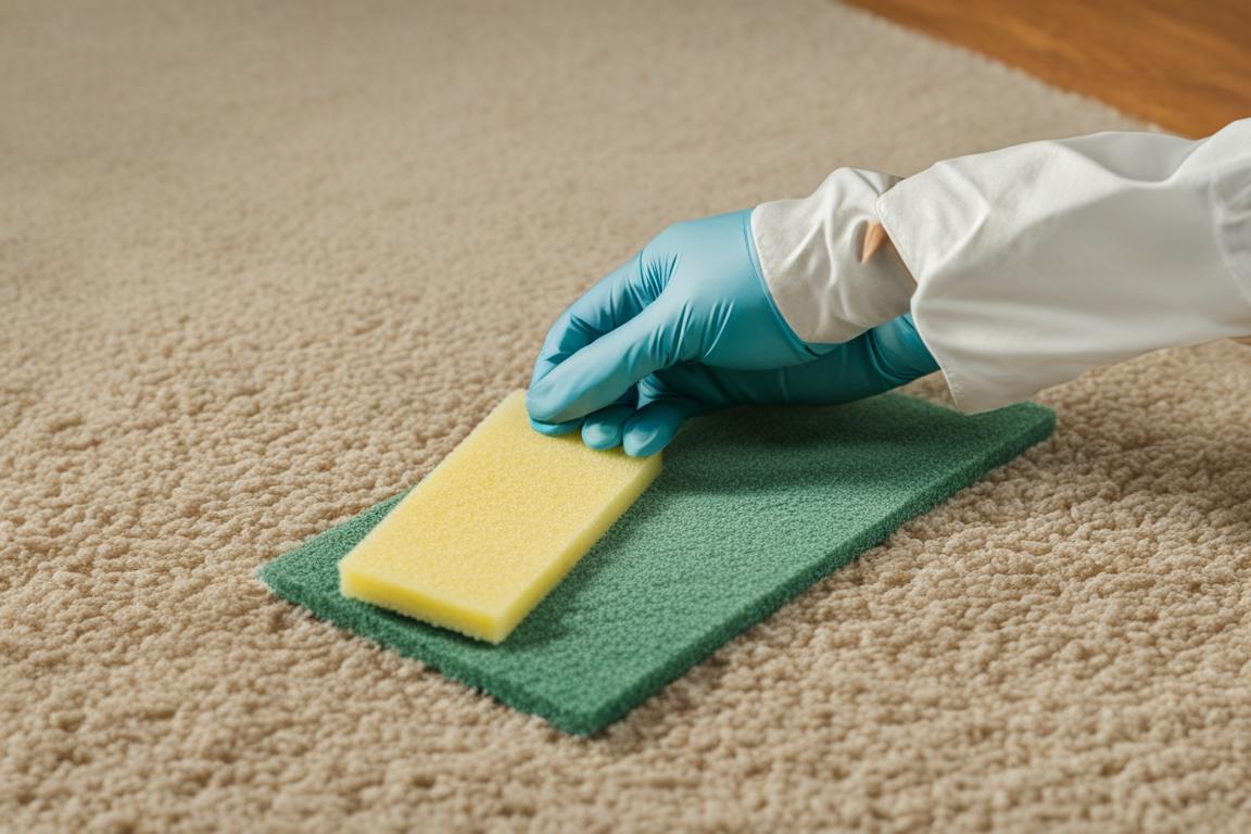 how to get wood glue out of carpet