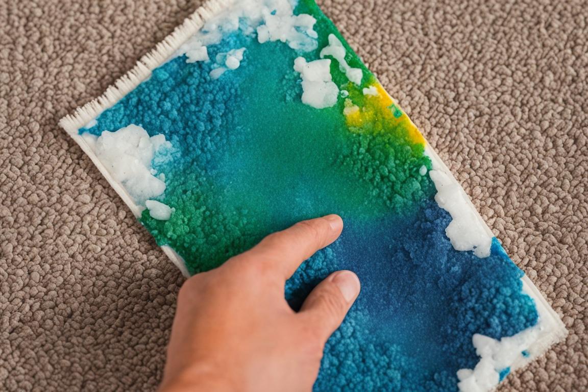 how to remove crayon from carpet