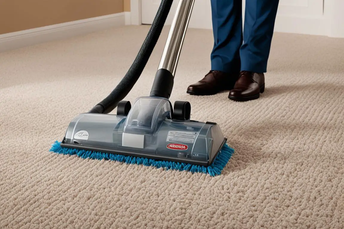 how to rinse carpet after shampooing