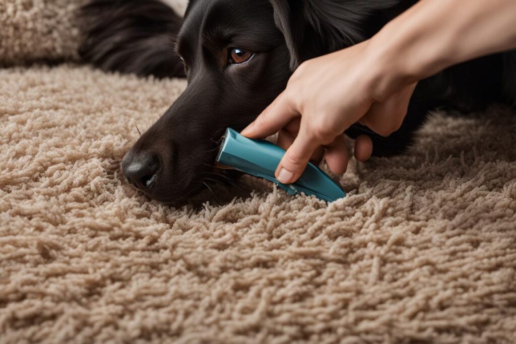 preventing dog scratches on carpet