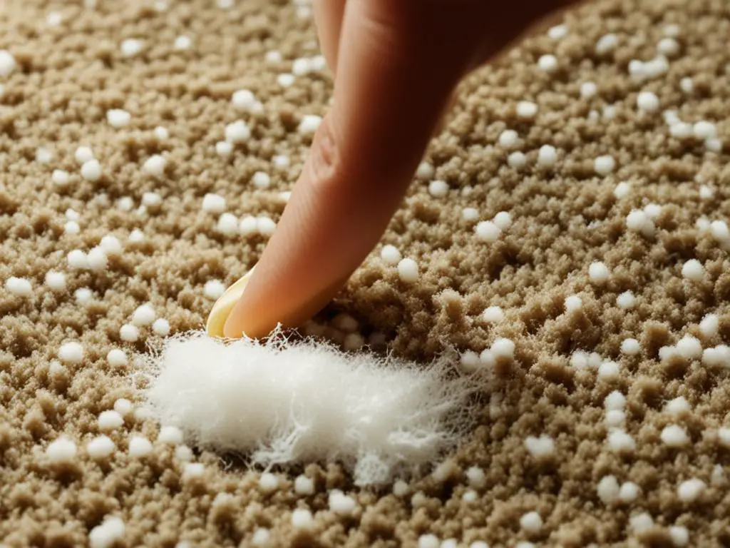 rubbing alcohol for removing adhesive tape residue from carpet