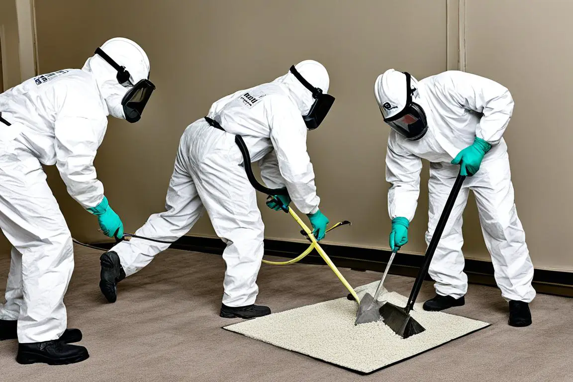 Identifying Asbestos Carpet Glue Appearance