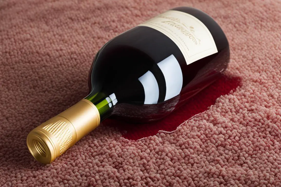 Remove Dried Red Wine from Carpet Effectively