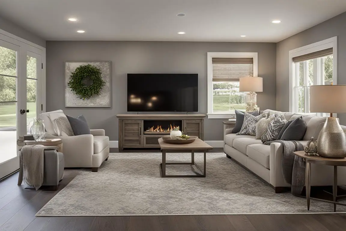 what color carpet goes with agreeable gray walls