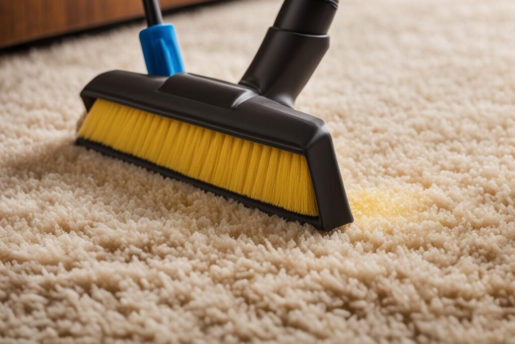 yellow dog vomit carpet cleaning