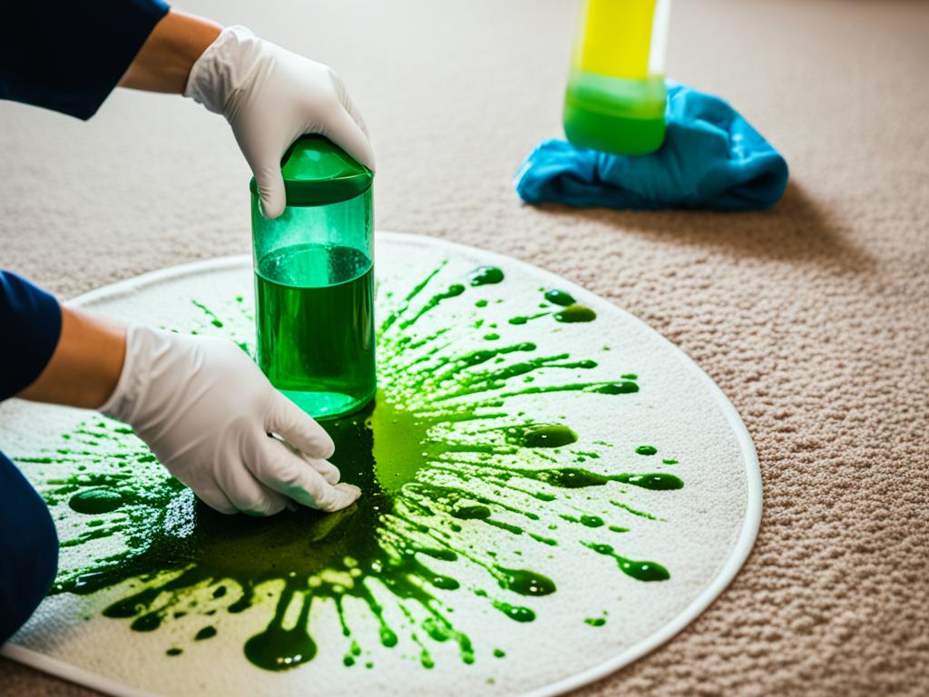 DIY carpet stain removal