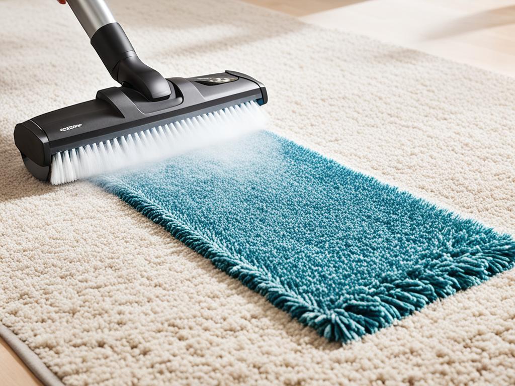 Disinfecting and deodorizing rugs