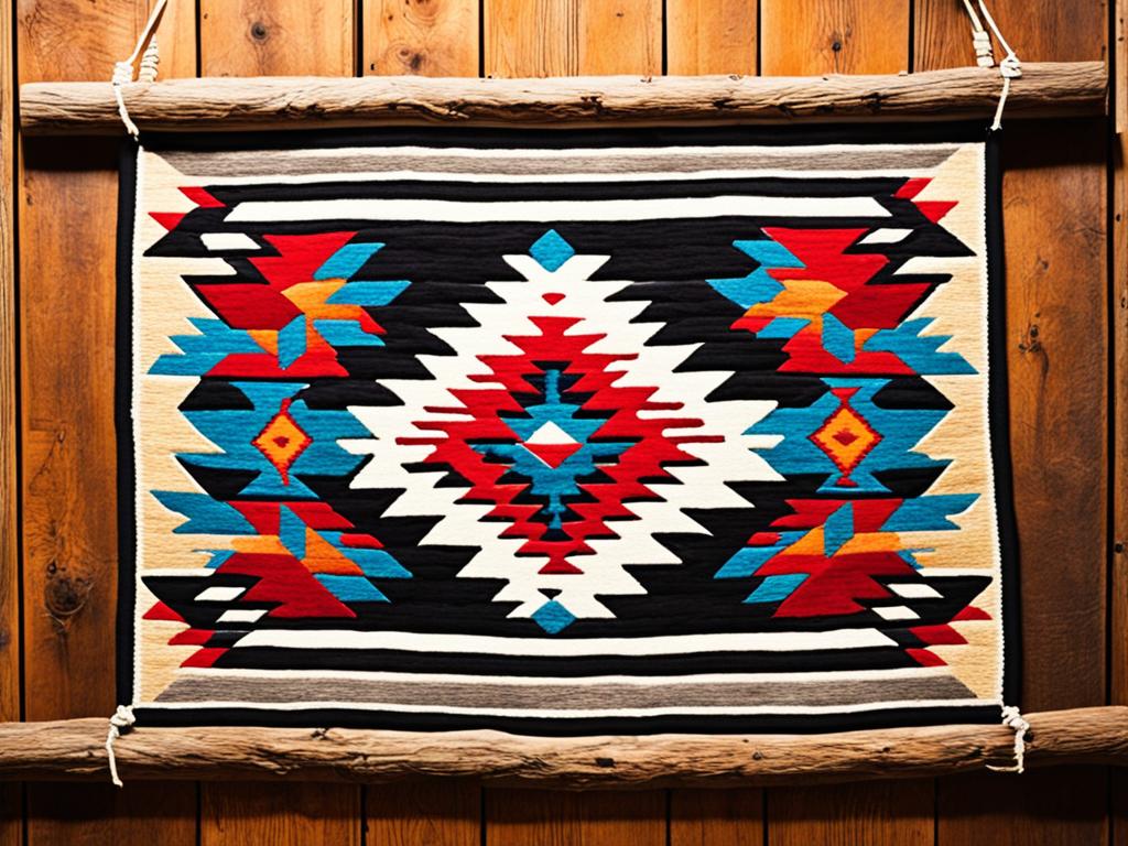 Navajo rug wall hanging