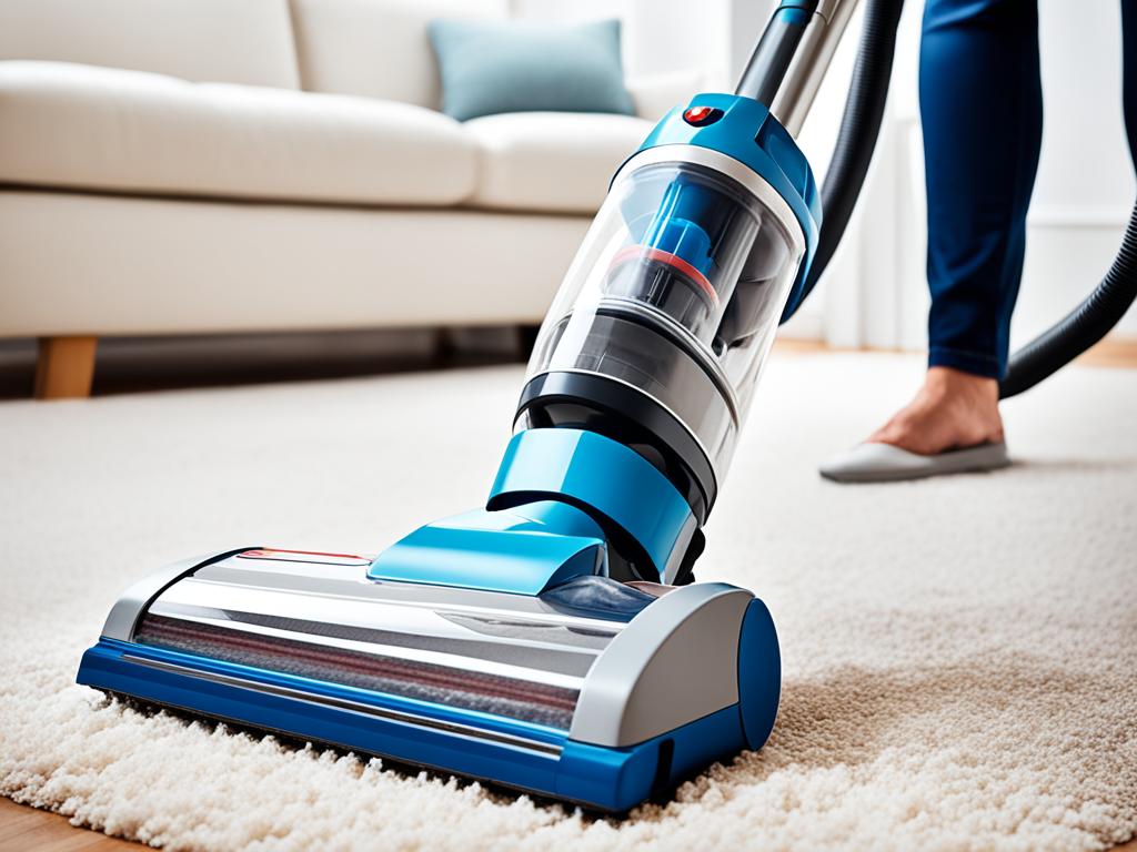 Regular carpet vacuuming