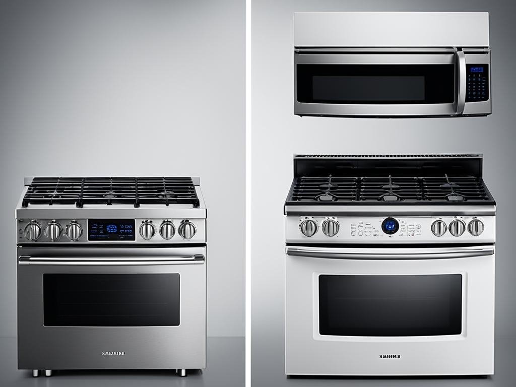 Samsung and GE Gas Ranges