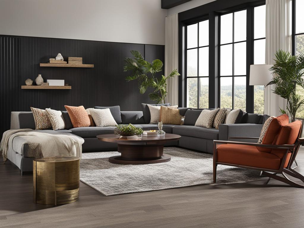 best rug layout for living room with sectional
