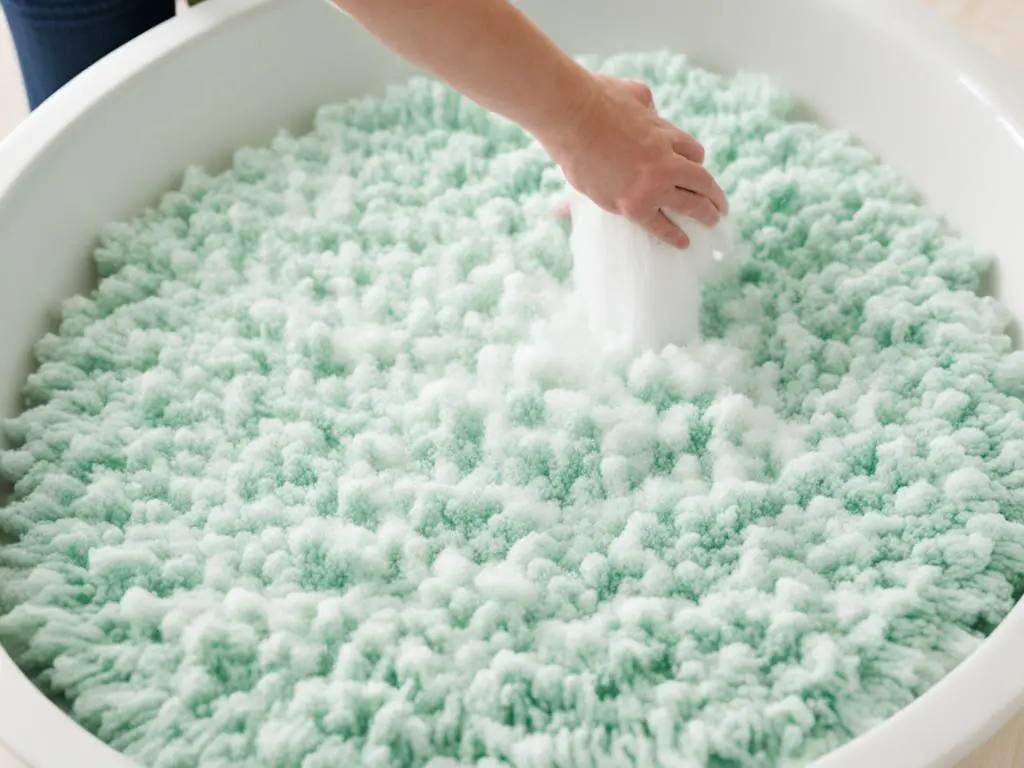 best way to wash a cotton rug
