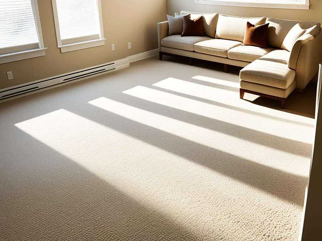 carpet color with furniture shadows
