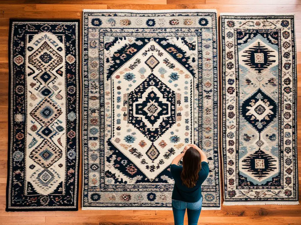choosing the right-sized rug