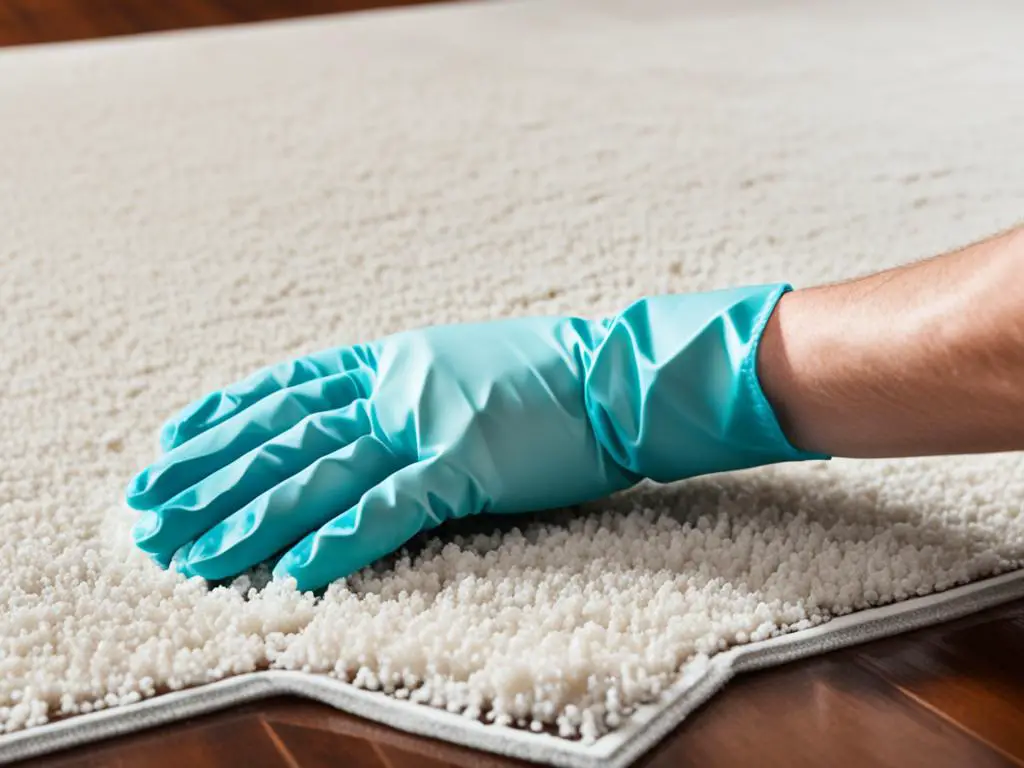 cleaning rugs on hardwood effectively