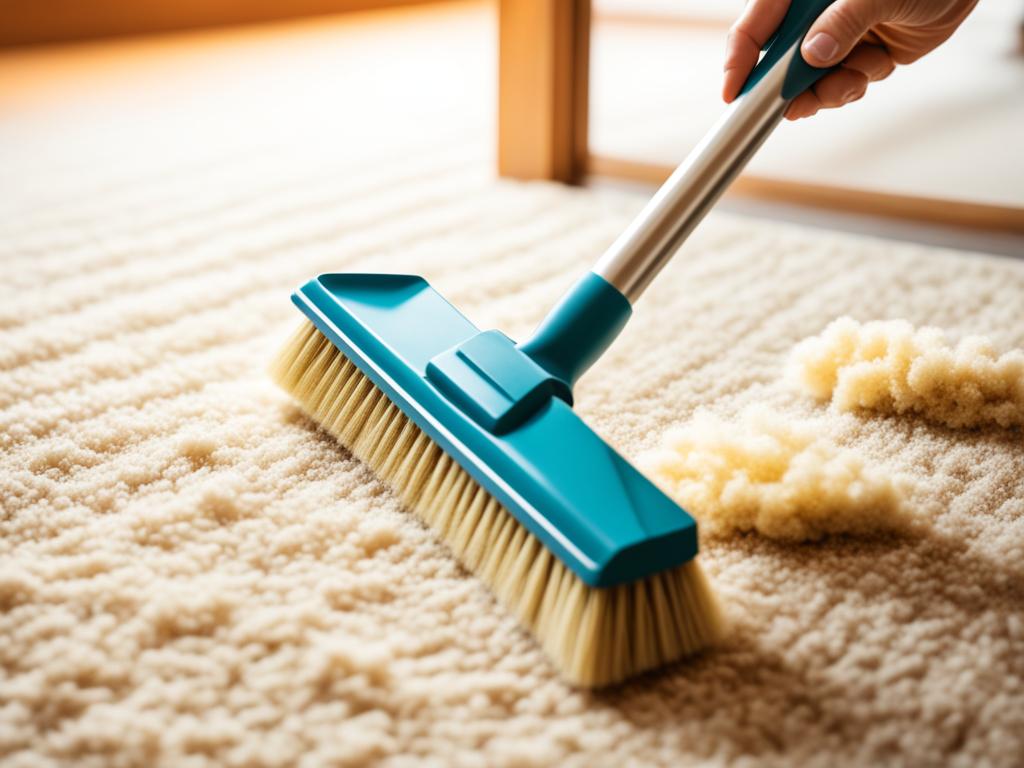 cleaning wool carpet