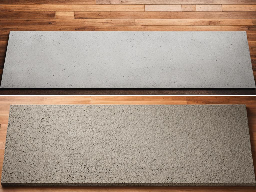 concrete slab vs wood floor cost