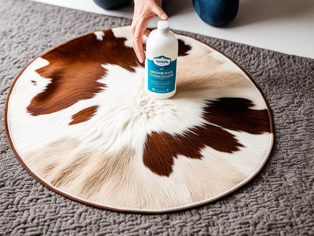 cowhide rug cleaning and maintenance